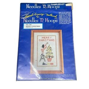 Needles N‎ Hoops Merry Christmas Sampler Kit Award Winning Needlework